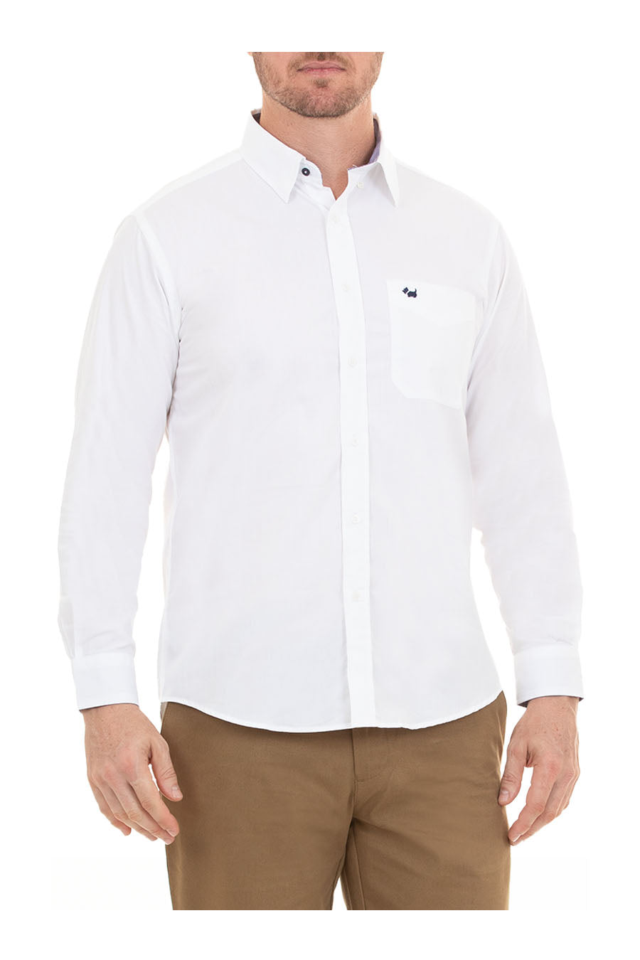 Camisa Fil a Fil manga larga