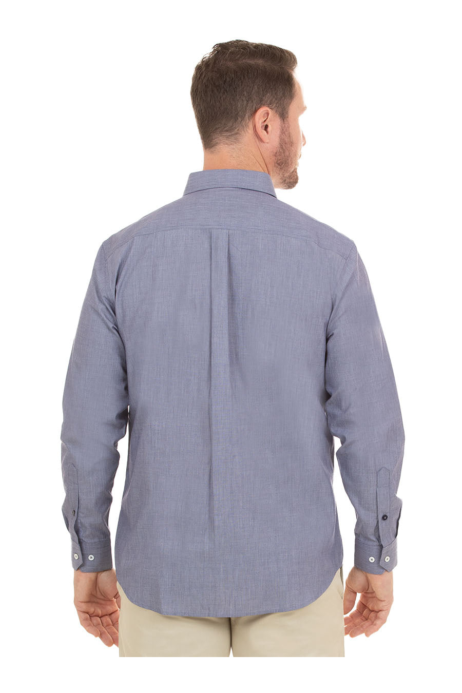 Camisa Fil a Fil manga larga