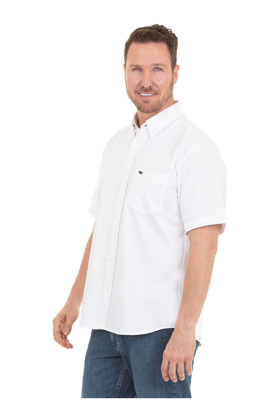 Camisa Gabardina manga corta