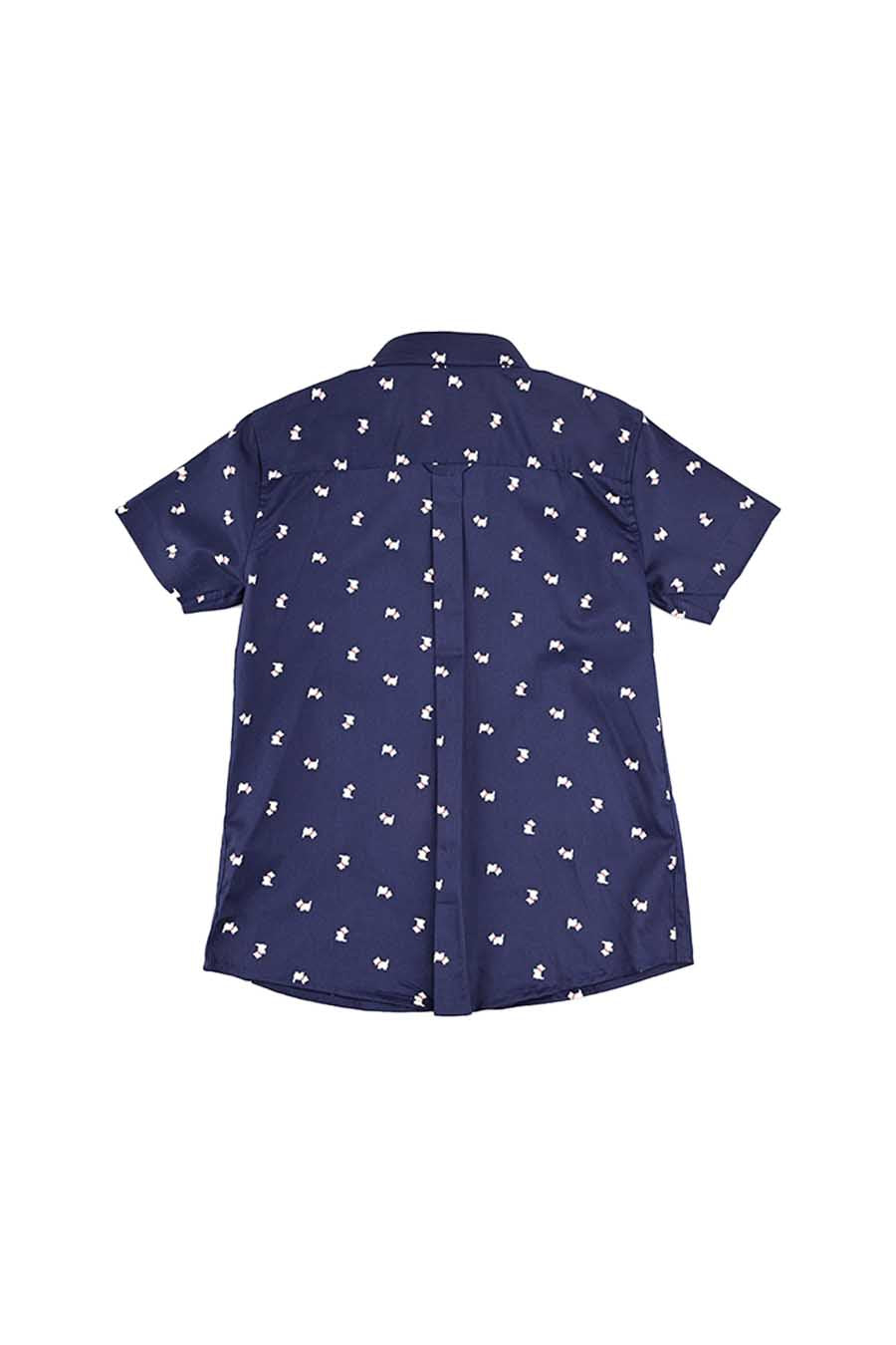 Camisa Perritos Manga Corta