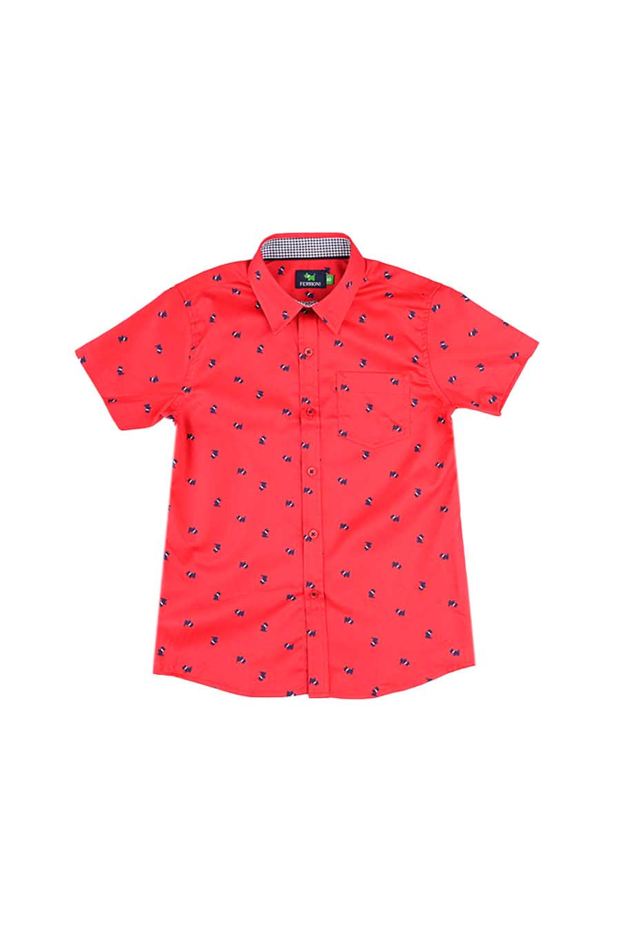 Camisa Perritos Manga Corta