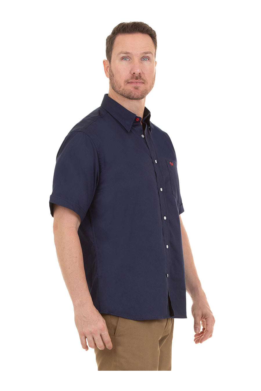 Camisa Gabardina manga corta