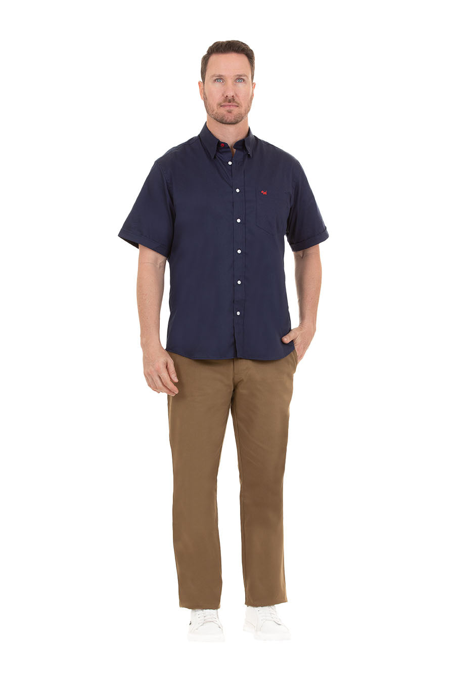 Camisa Gabardina manga corta