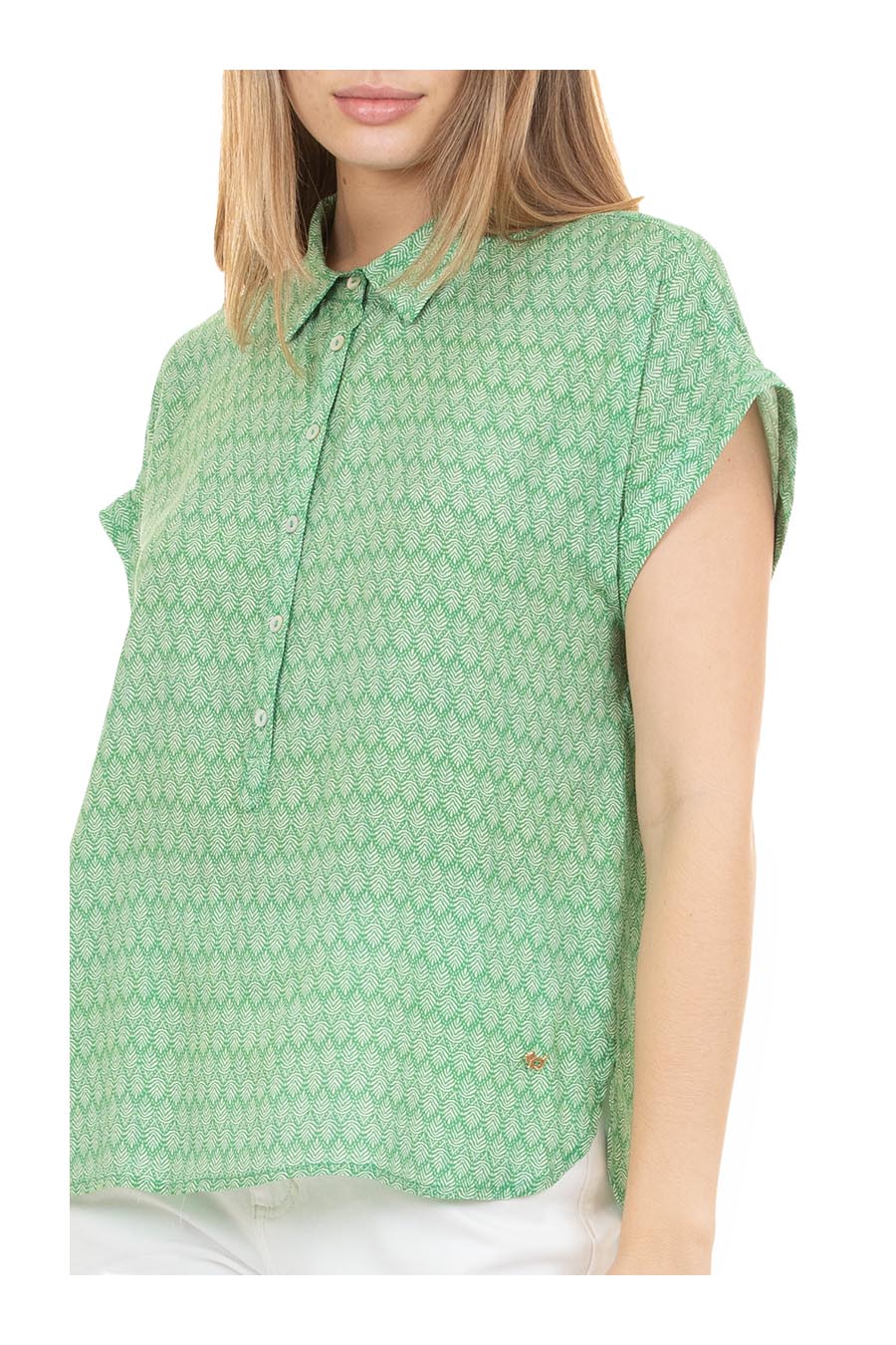 Blusa Oleny Manga Corta