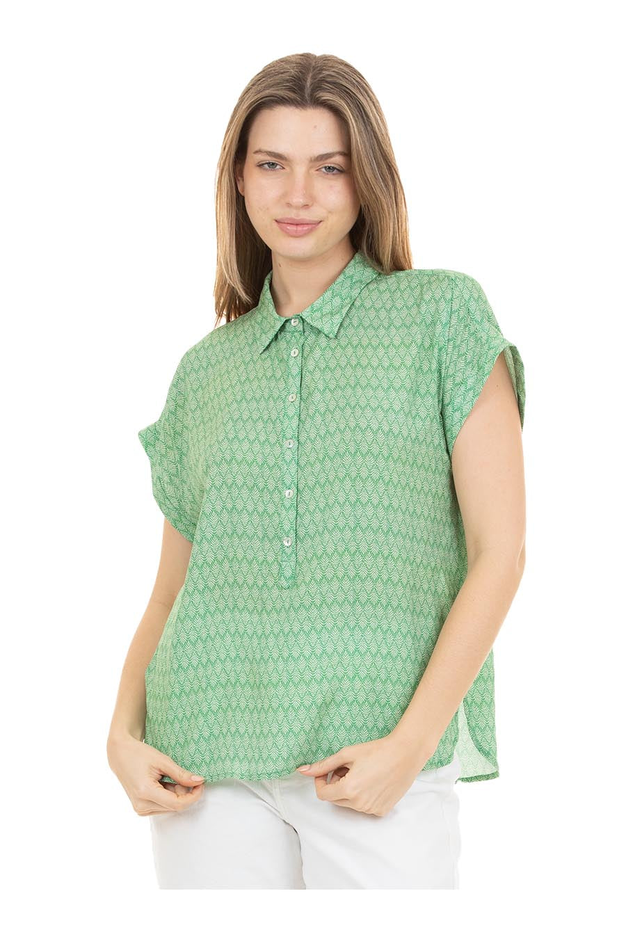 Blusa Oleny Manga Corta
