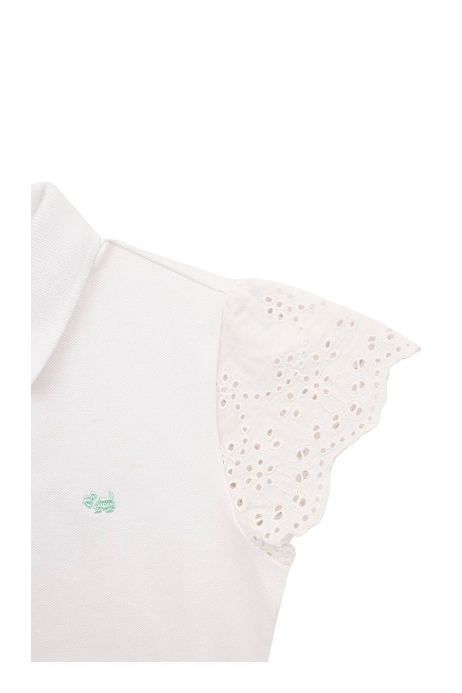 Polo Frilly Manga Corta