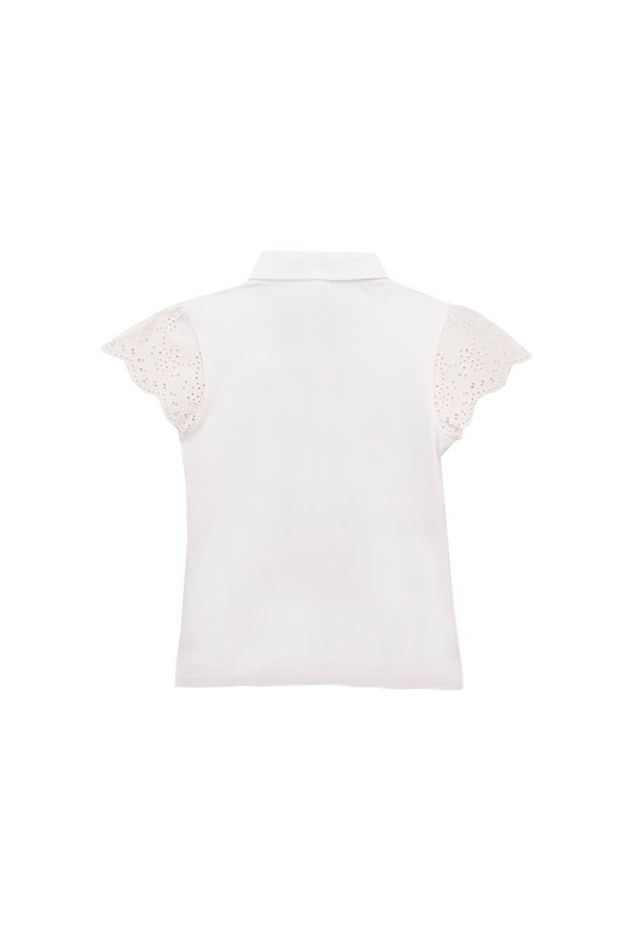 Polo Frilly Manga Corta