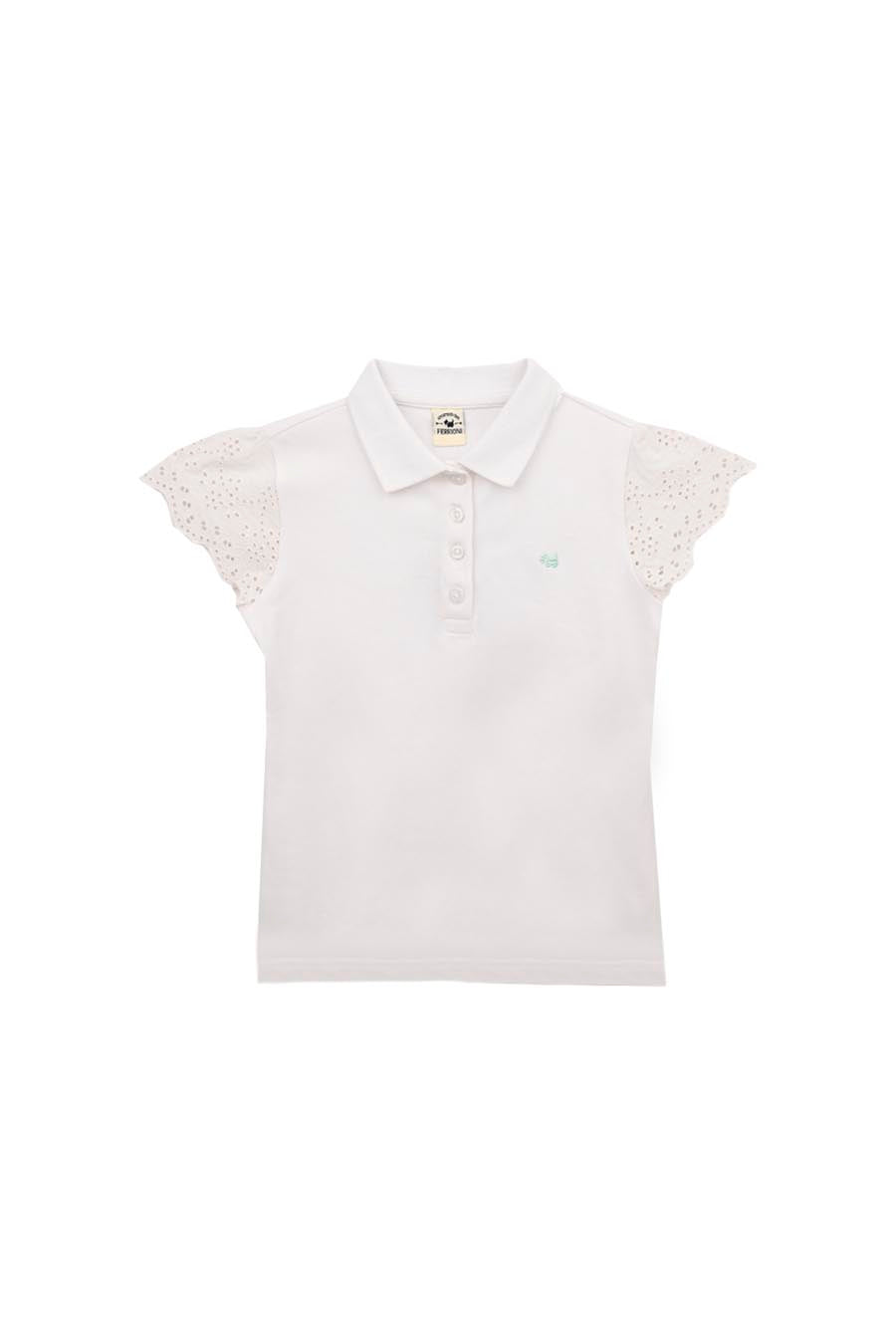 Polo Frilly Manga Corta