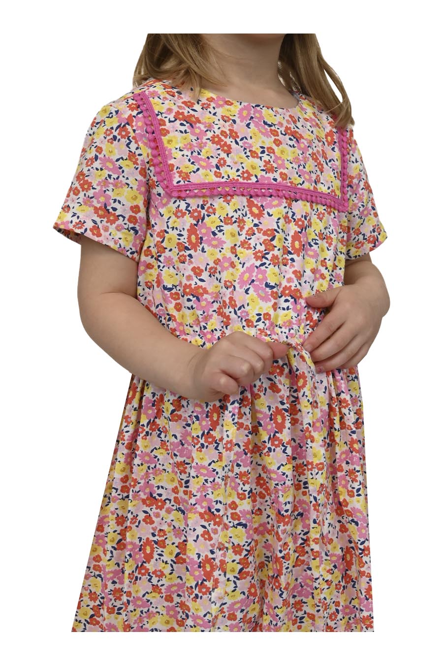 Vestido Bouquet Manga Corta