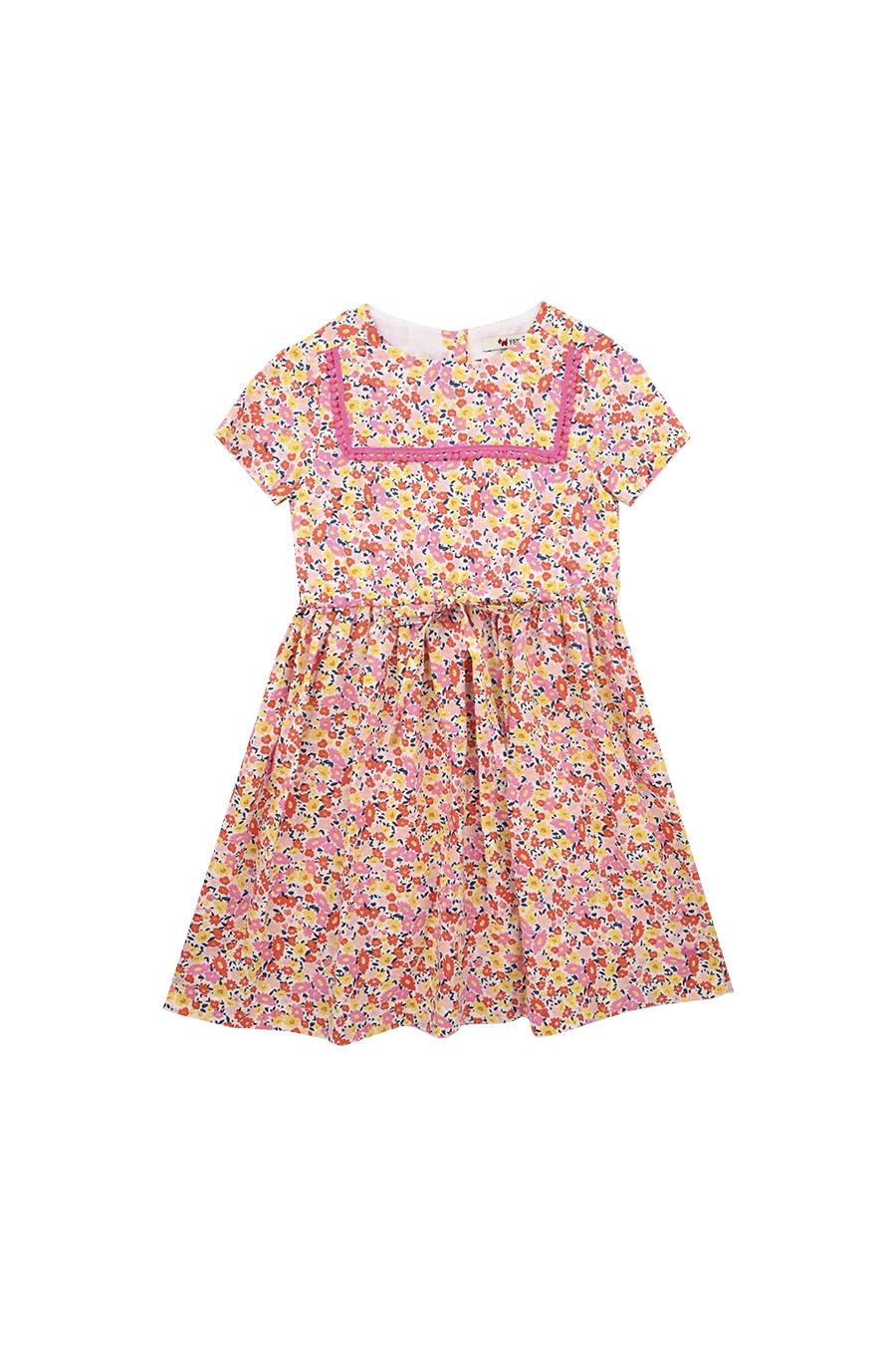 Vestido Bouquet Manga Corta