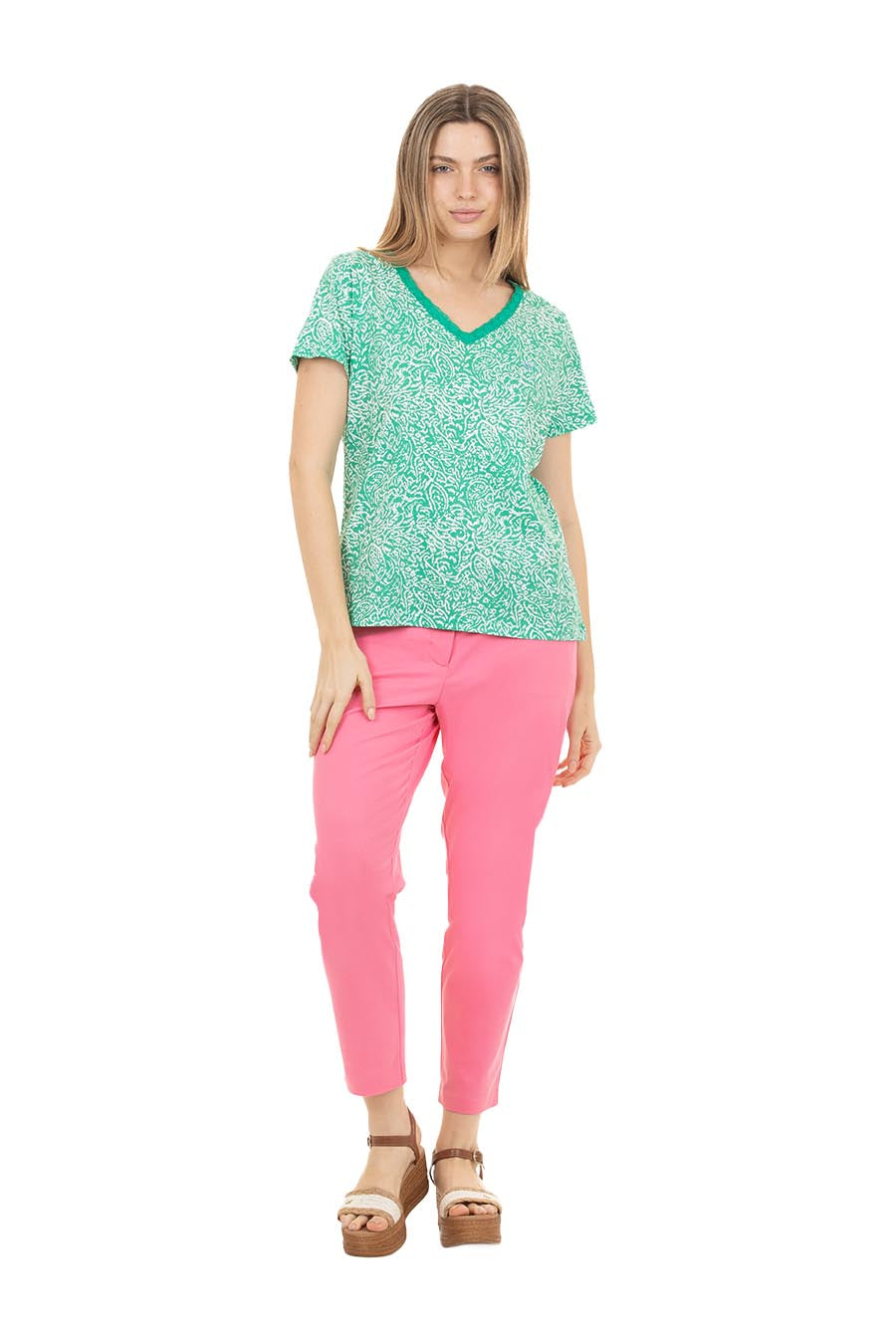 Playera Damiana Manga Corta