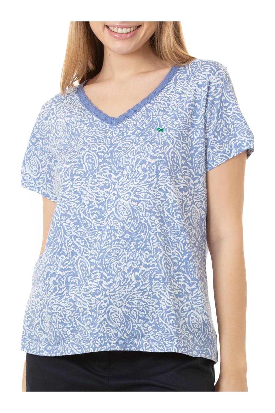 Playera Damiana Manga Corta
