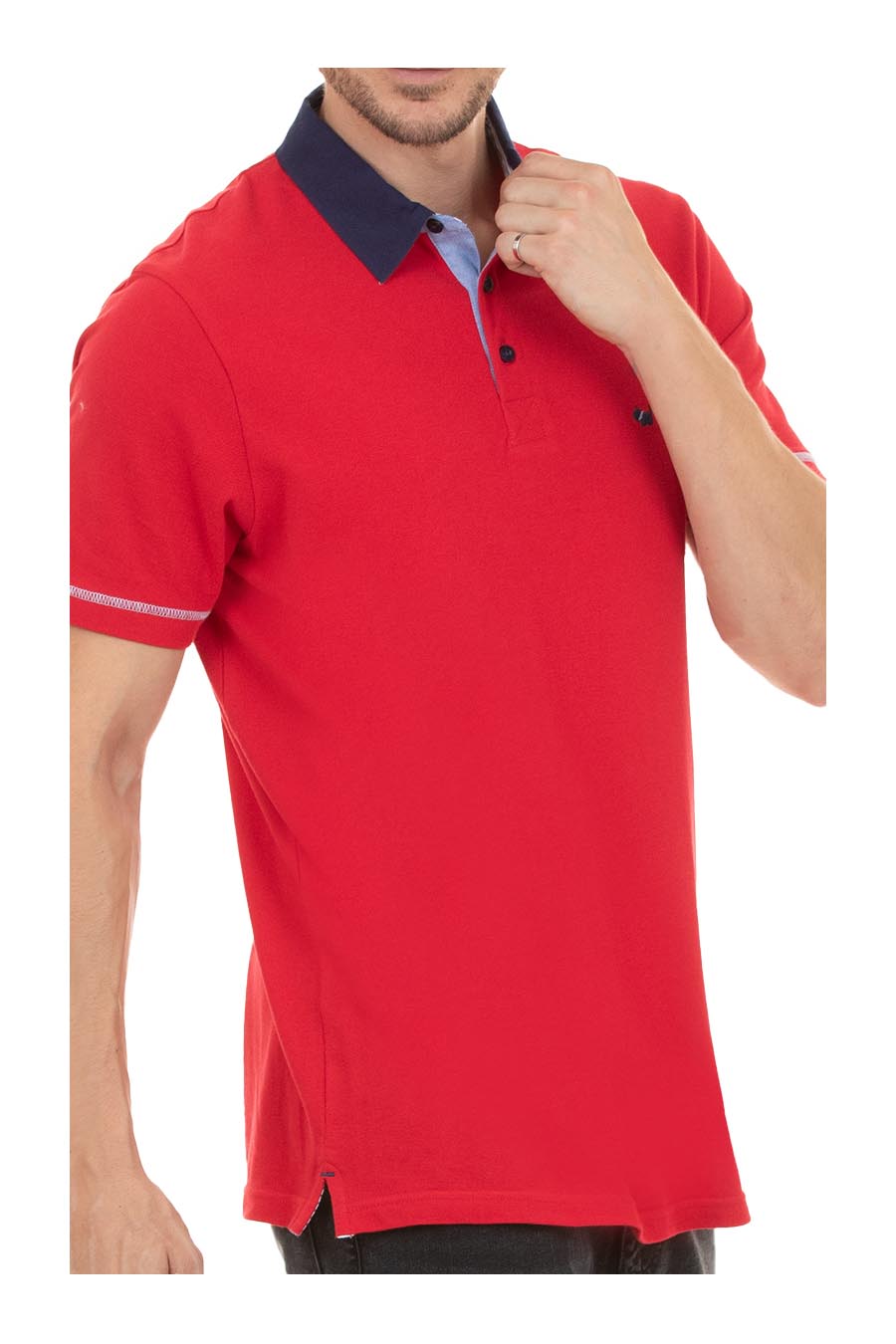 Polo Gilem Manga Corta