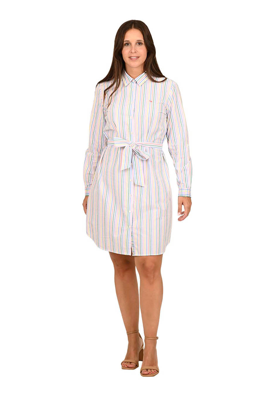 Vestido Gaina manga larga arremangable