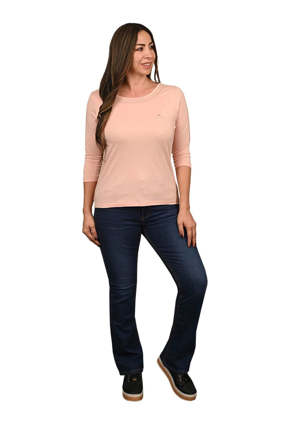 Playera Milani Manga 3/4