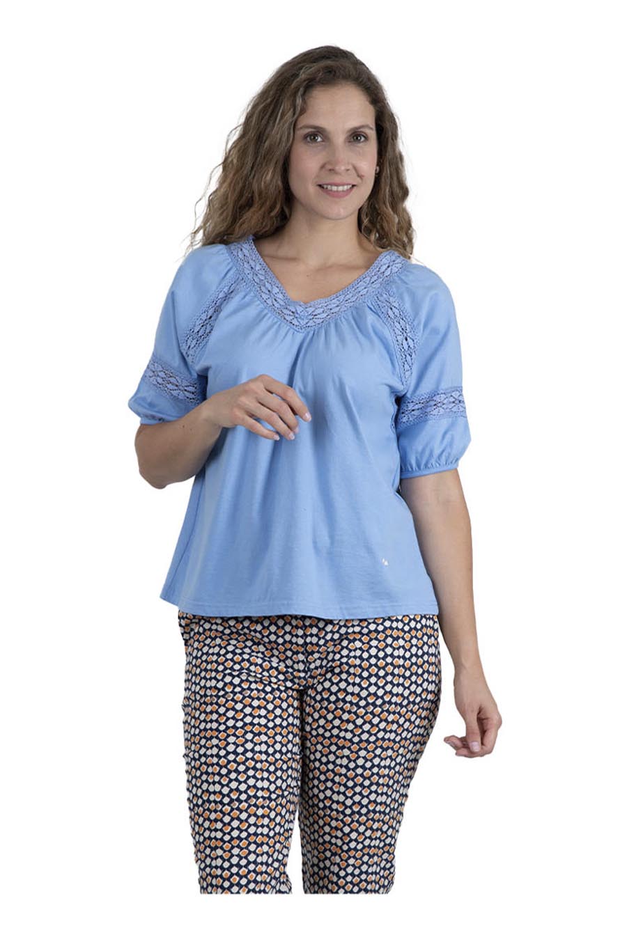 Playera Edira Manga Corta