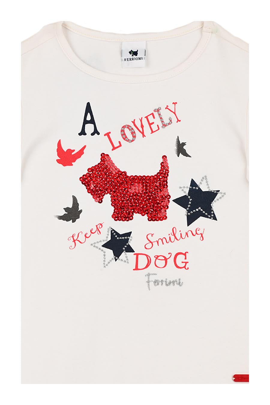 Playera Lovely manga larga