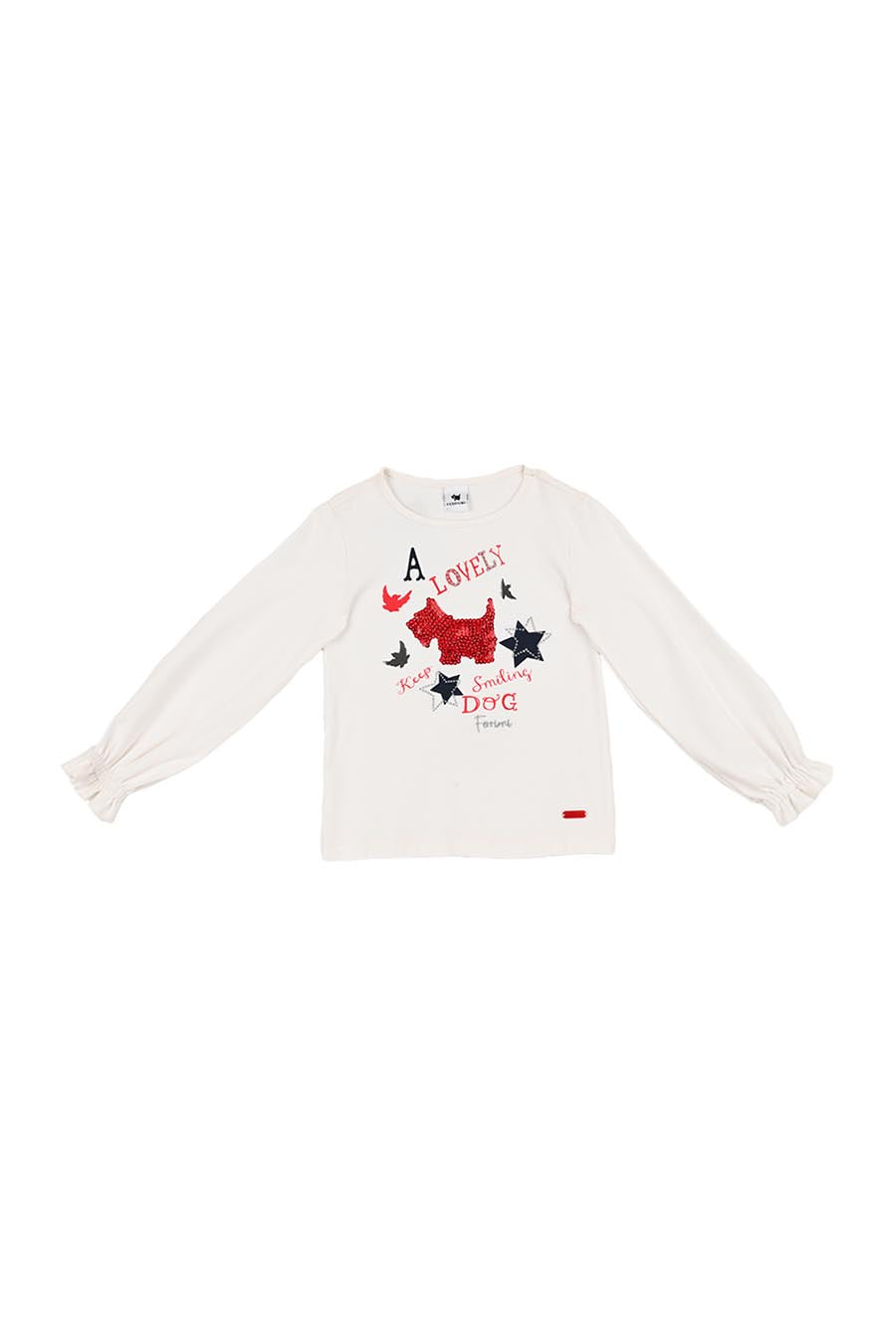 Playera Lovely manga larga