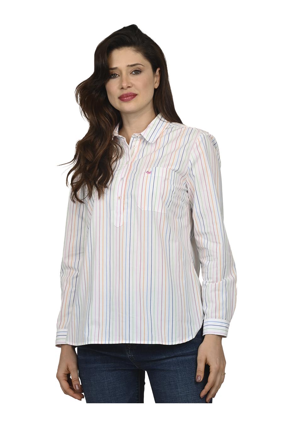 Blusa Dyeli Manga 3/4 Arremangable