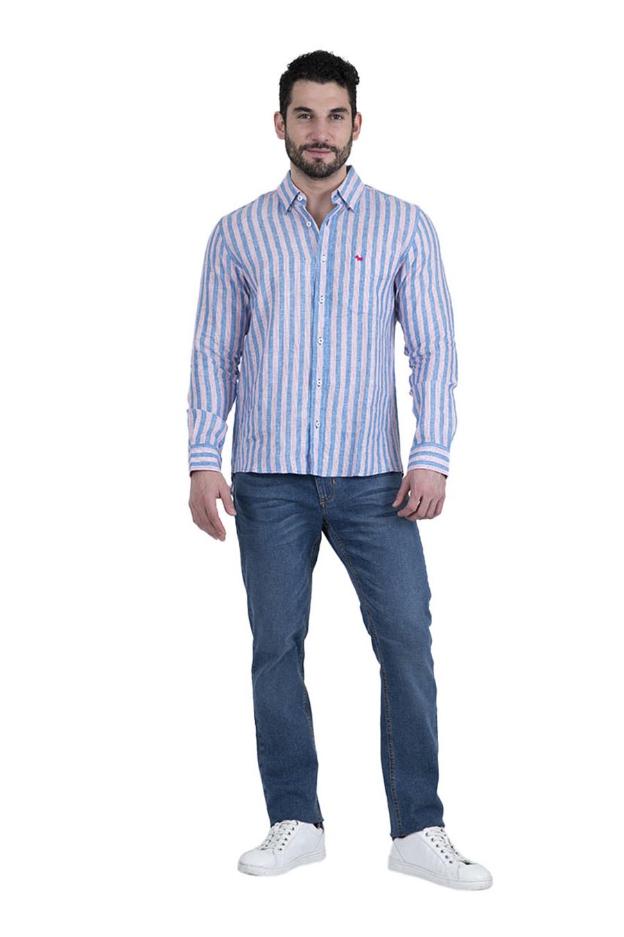 Camisa Yanai Manga Larga Slim Fit