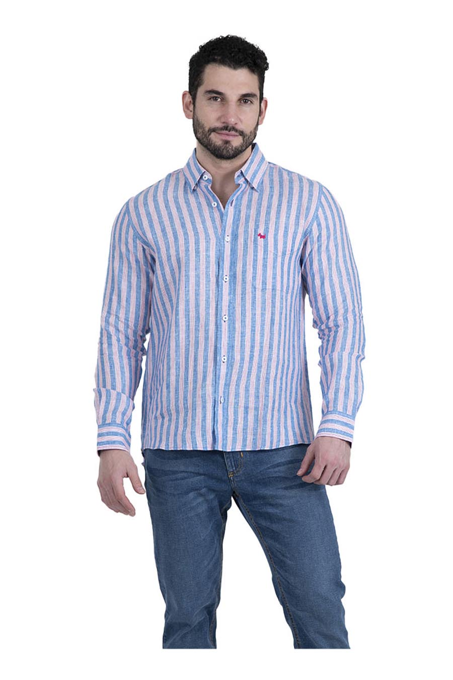 Camisa Yanai Manga Larga Slim Fit