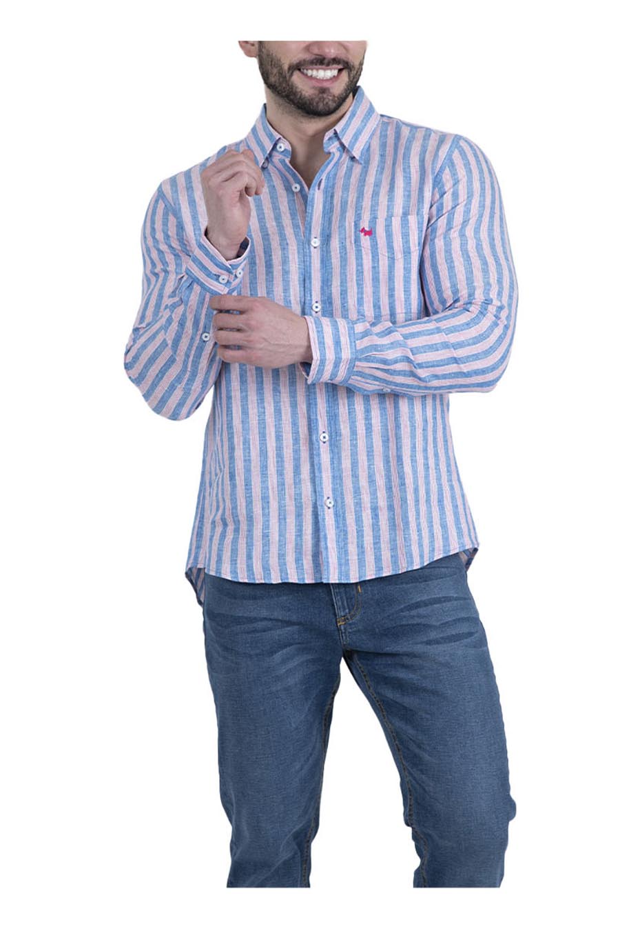 Camisa Yanai Manga Larga Slim Fit