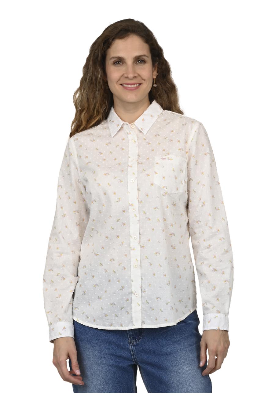 Blusa Natasia Manga Larga