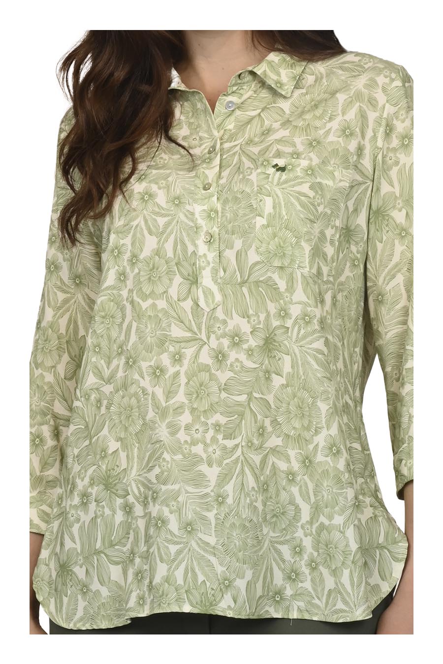 Blusa Mileni Manga 3/4