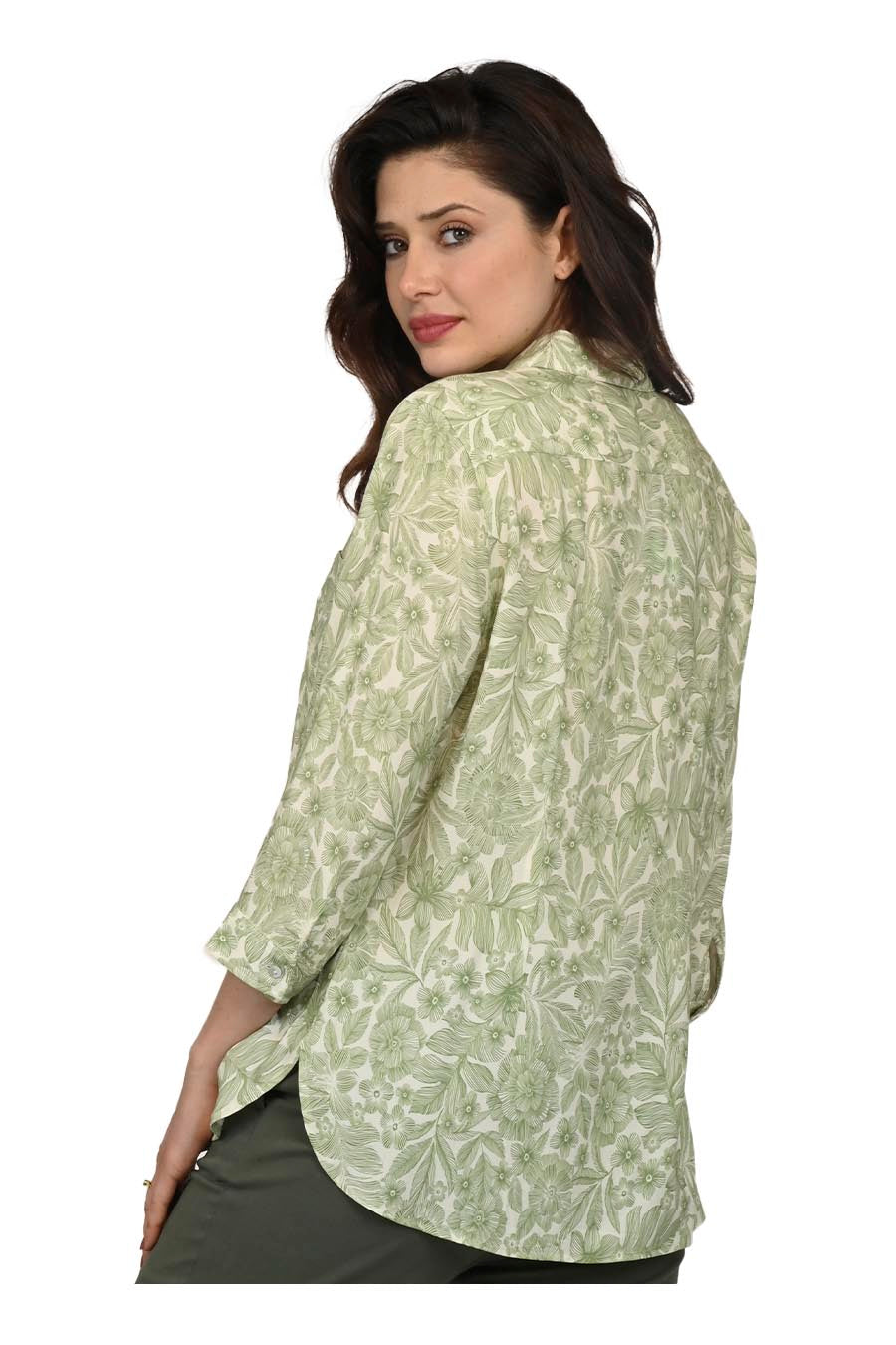 Blusa Mileni Manga 3/4