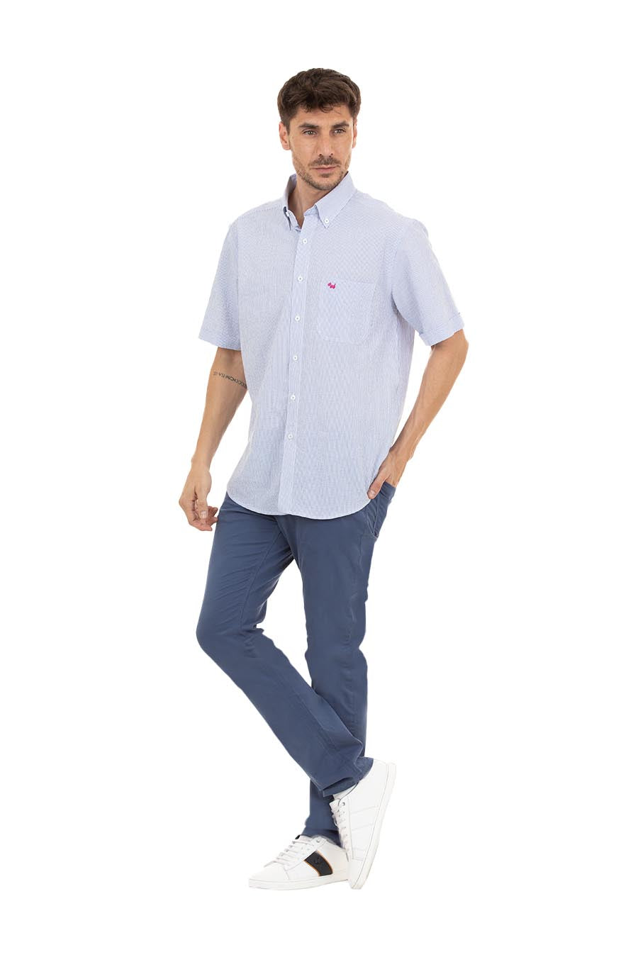 Camisa Biel Manga Corta