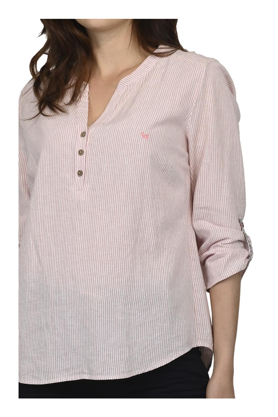 Blusa Marshi Manga 3/4 Arremangable