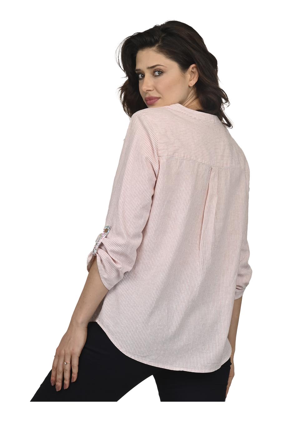 Blusa Marshi Manga 3/4 Arremangable