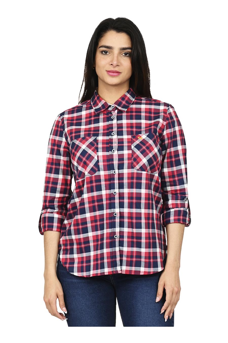 Blusa Alaymar Manga Larga Arremangable