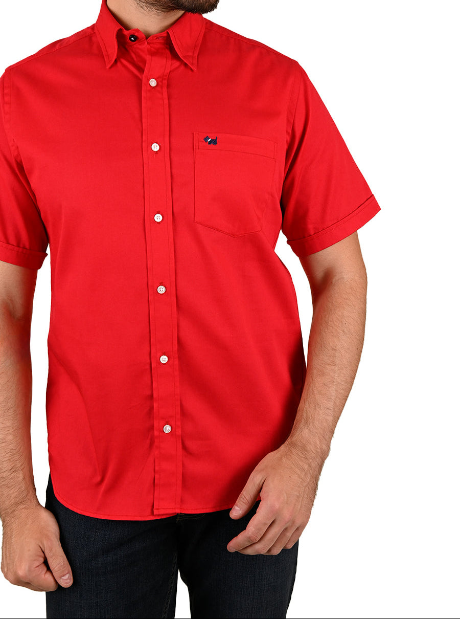 Camisa Gabardina manga corta