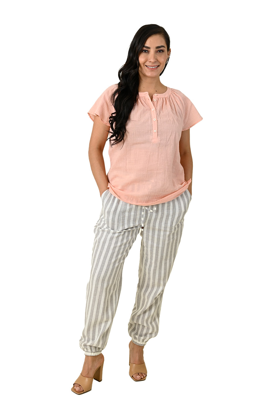 Blusa Erminia Manga Corta