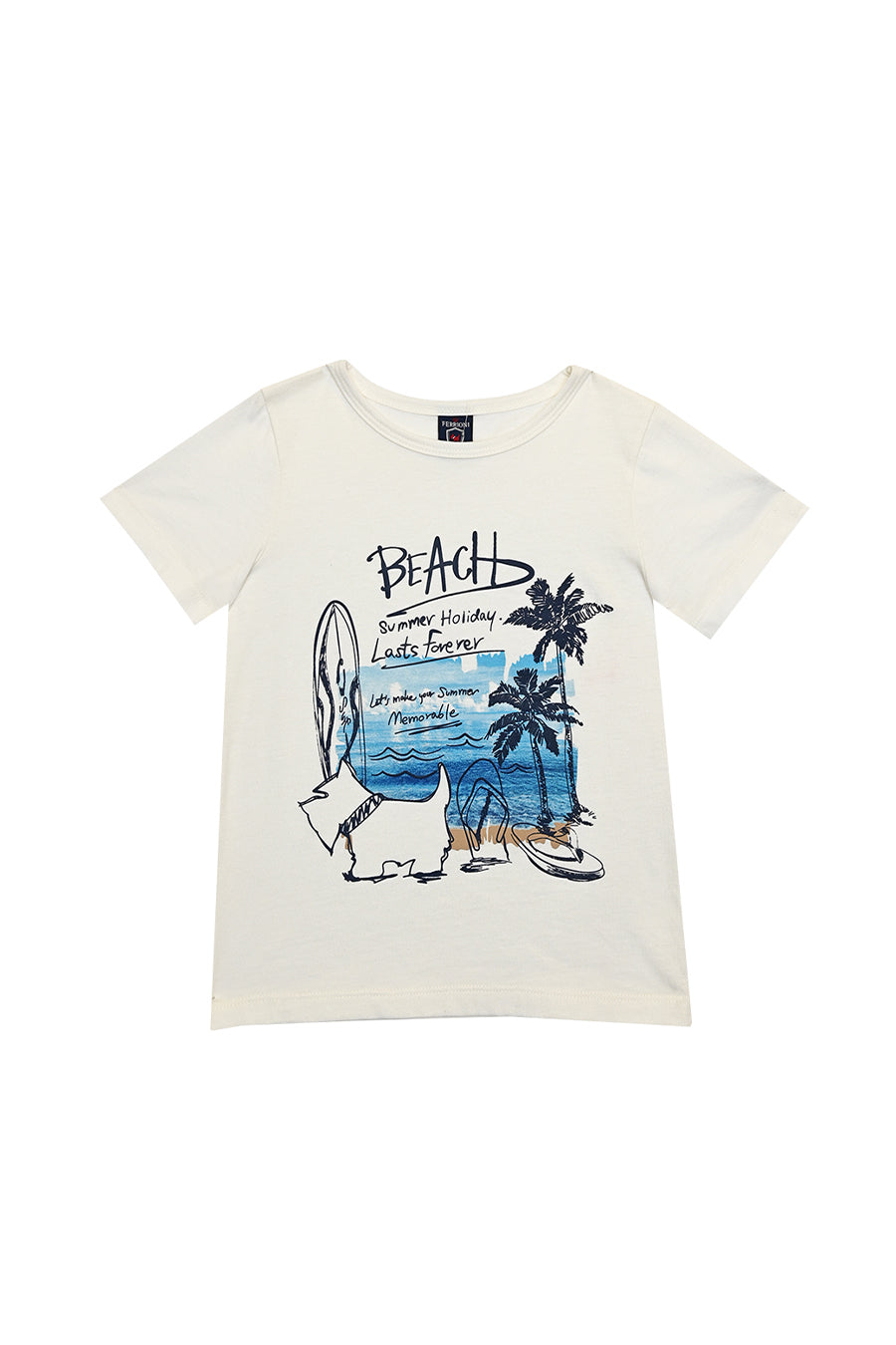 Playera Border Manga Corta