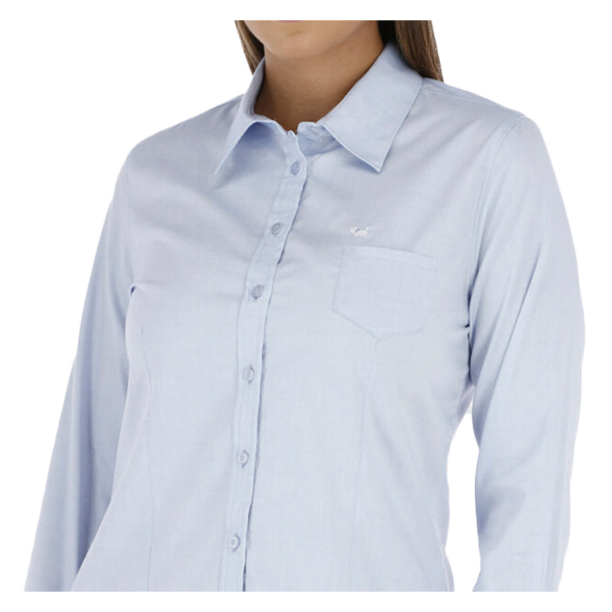 Blusa Oxford manga larga
