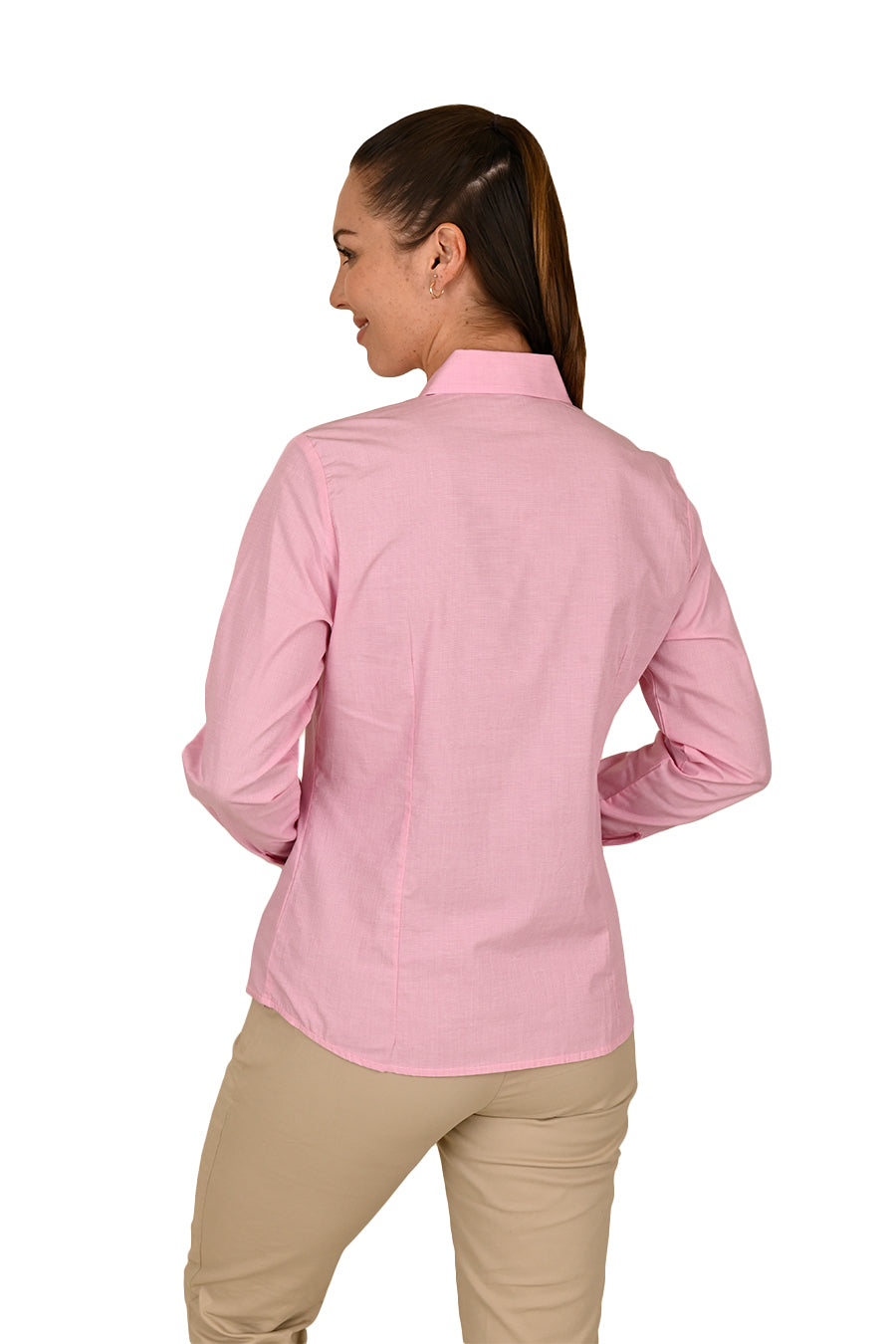 Blusa Fil a Fil manga larga