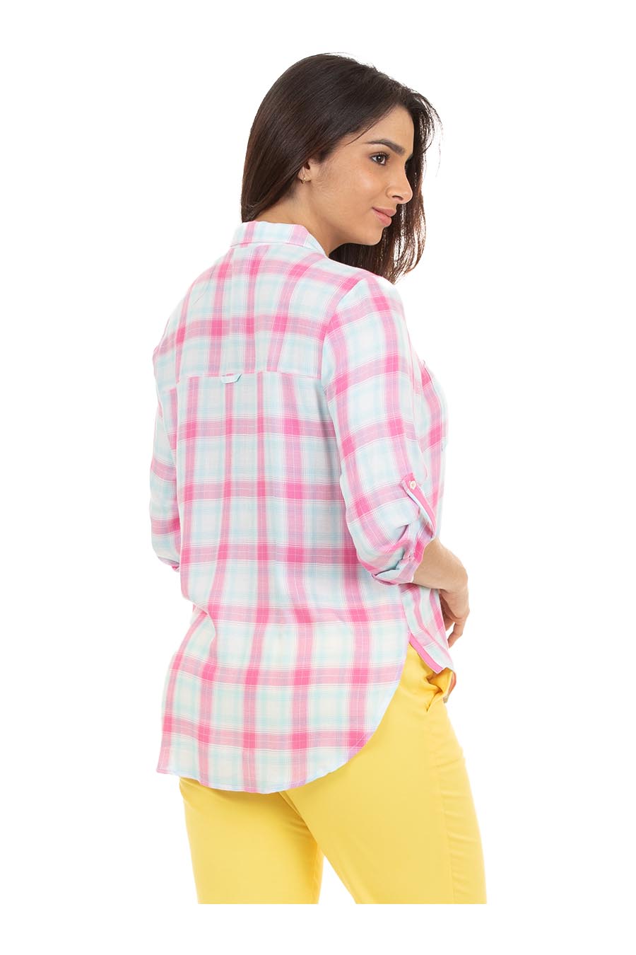 Blusa Gemini Manga Larga Arremangable
