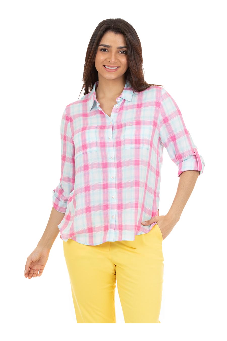 Blusa Gemini Manga Larga Arremangable