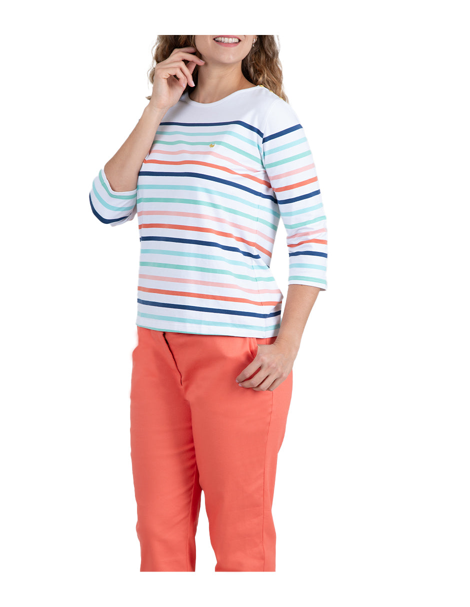 Playera Elsa Manga 3/4