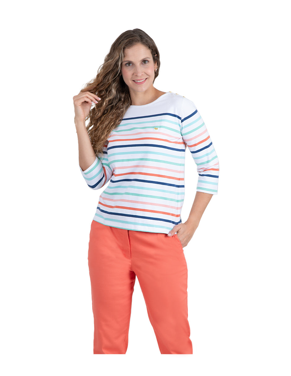 Playera Elsa Manga 3/4