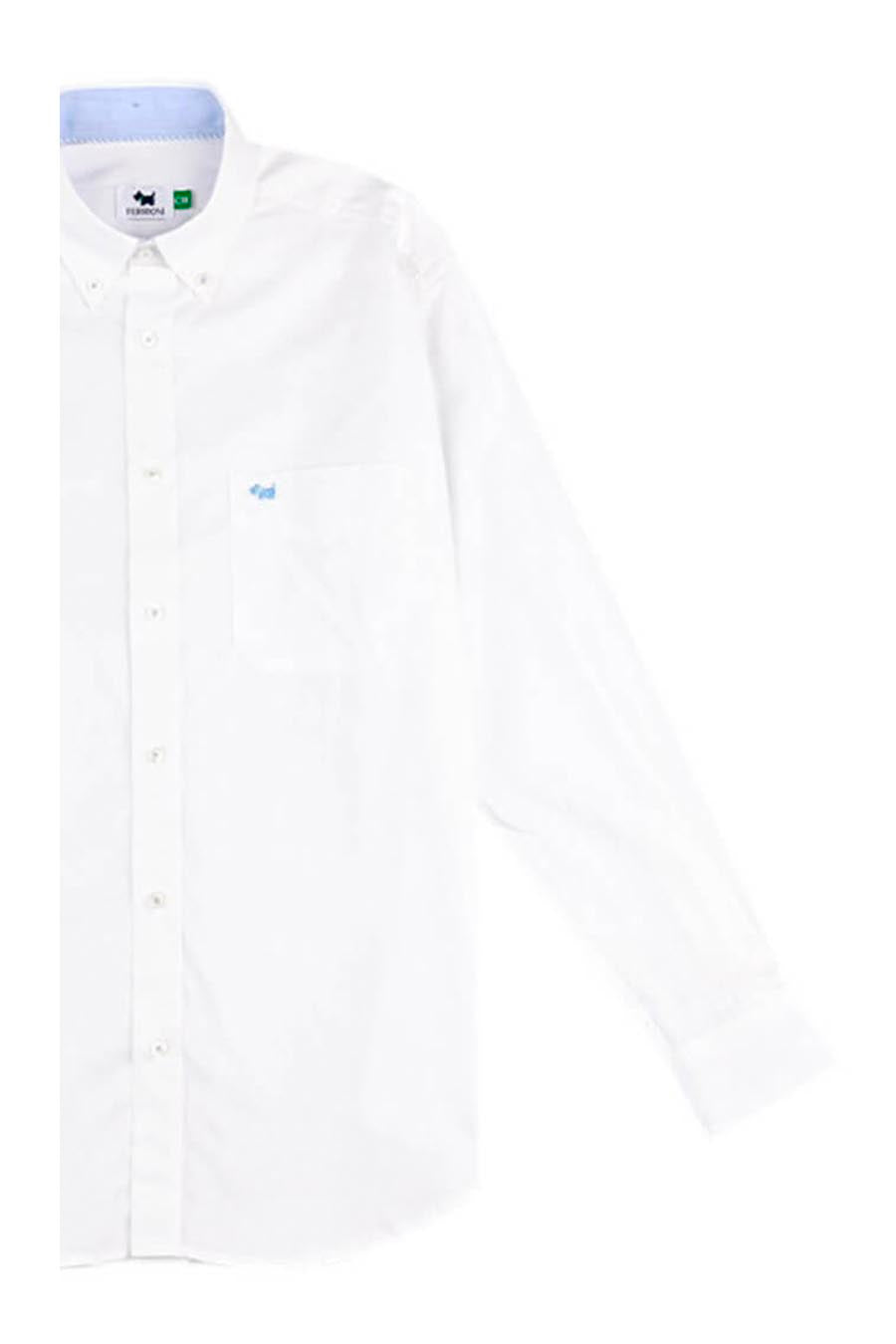 Camisa Oxford Manga Larga