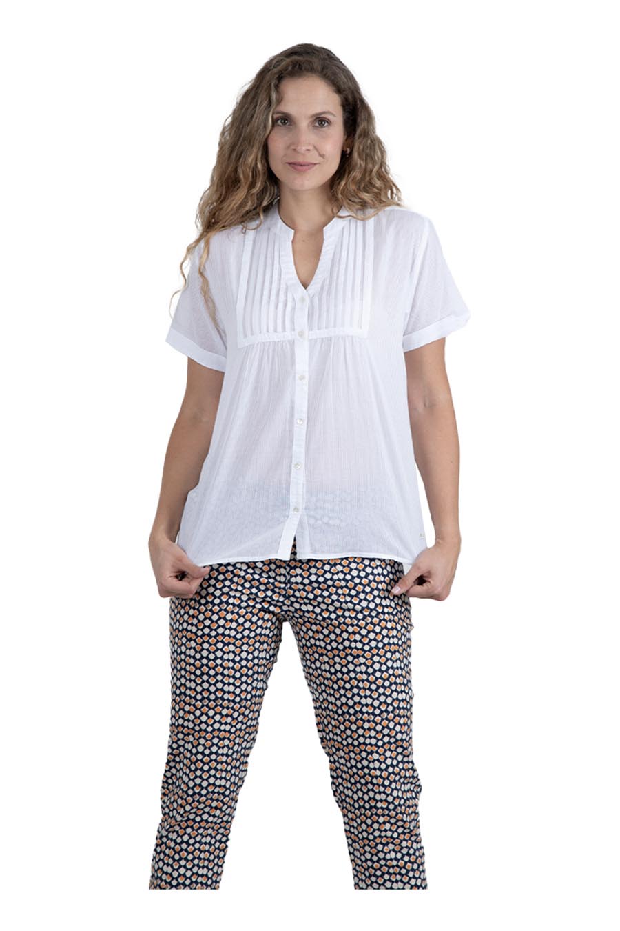Blusa Rania Manga Corta