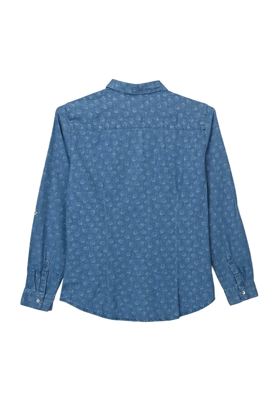 Blusa Nekie manga larga arremangable