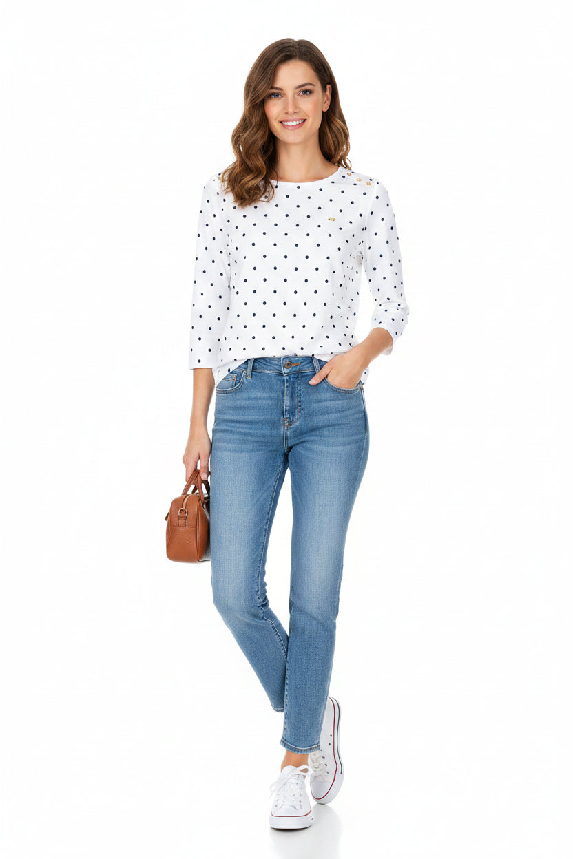 Playera Keysha manga 3/4
