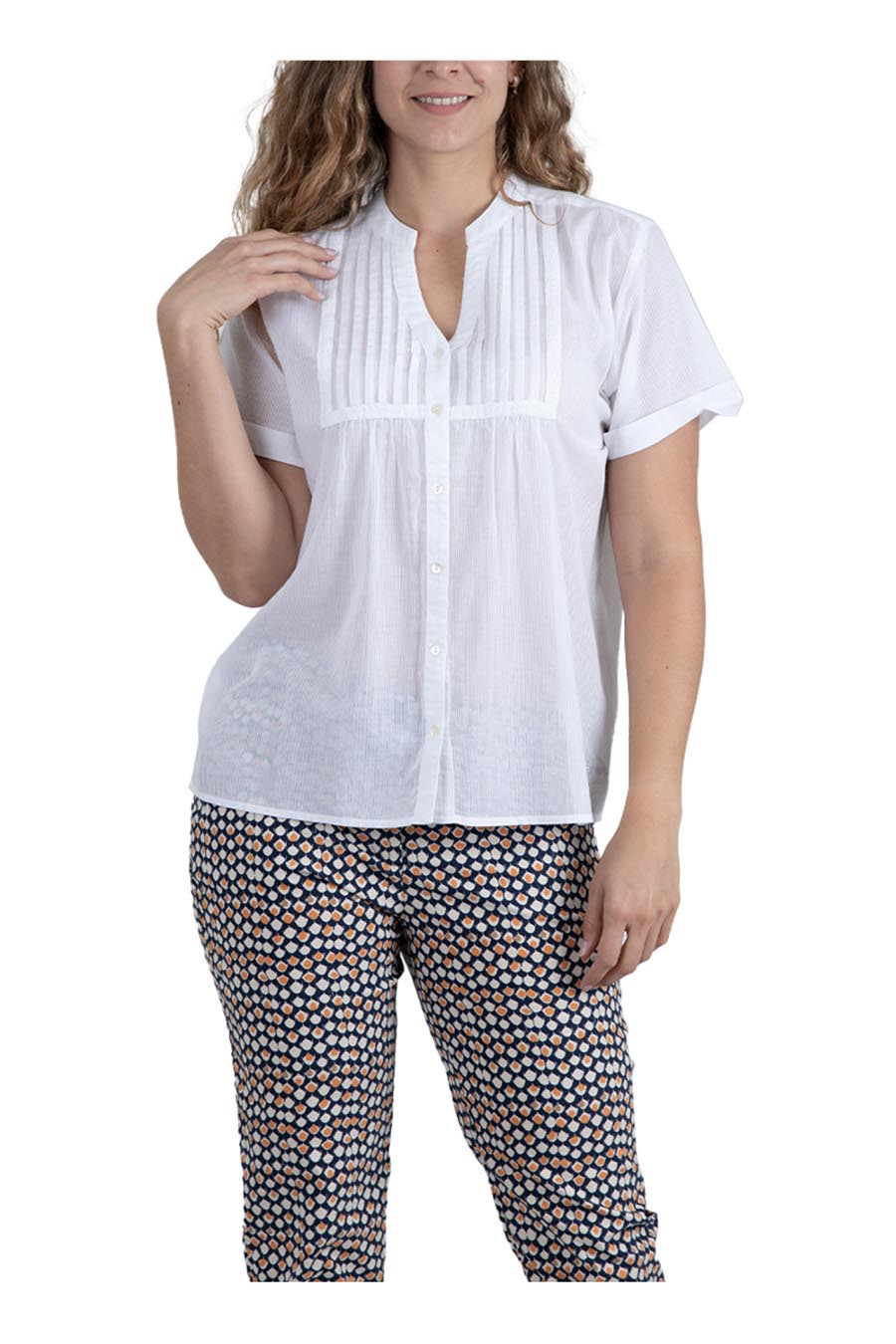 Blusa Rania Manga Corta