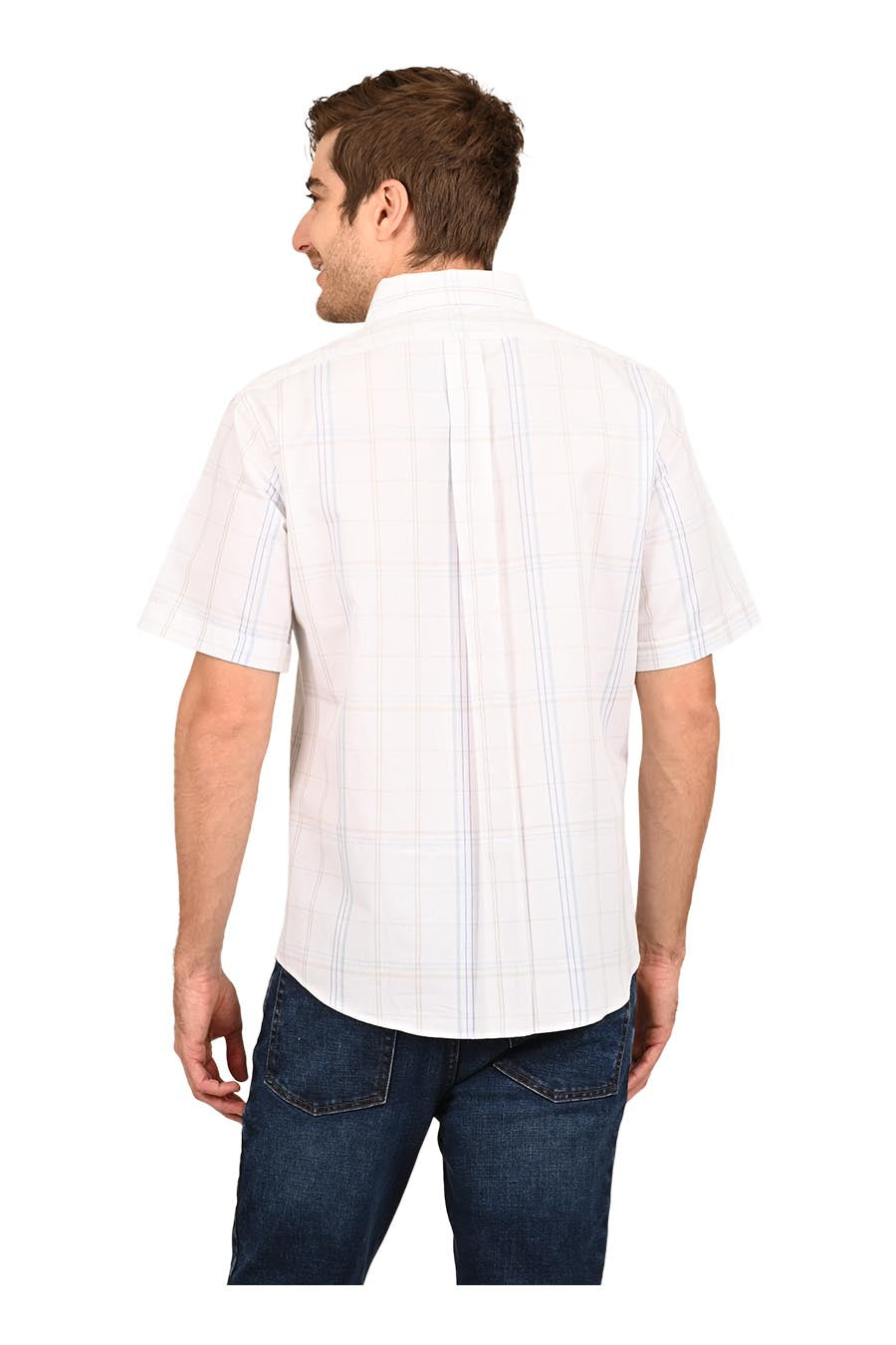 Camisa Damasco manga corta