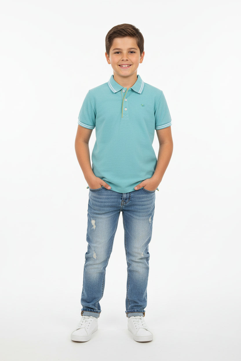 Polo Zimmer manga corta