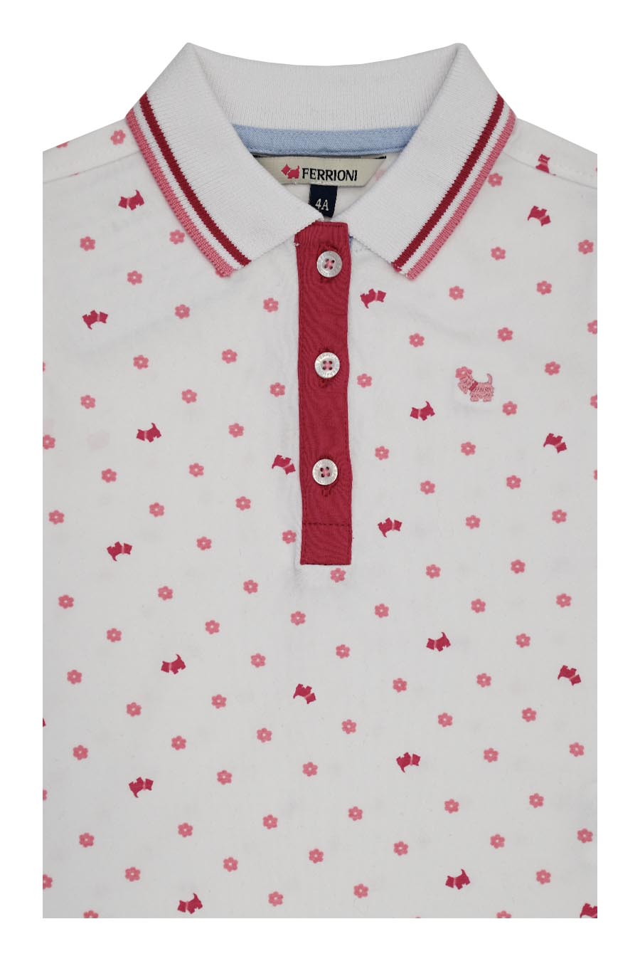 Polo Floral manga corta